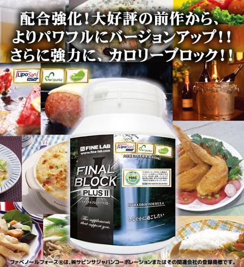 ファインラボ ファイナルブロックPLUS2 126粒