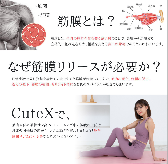 cuteX 　特徴