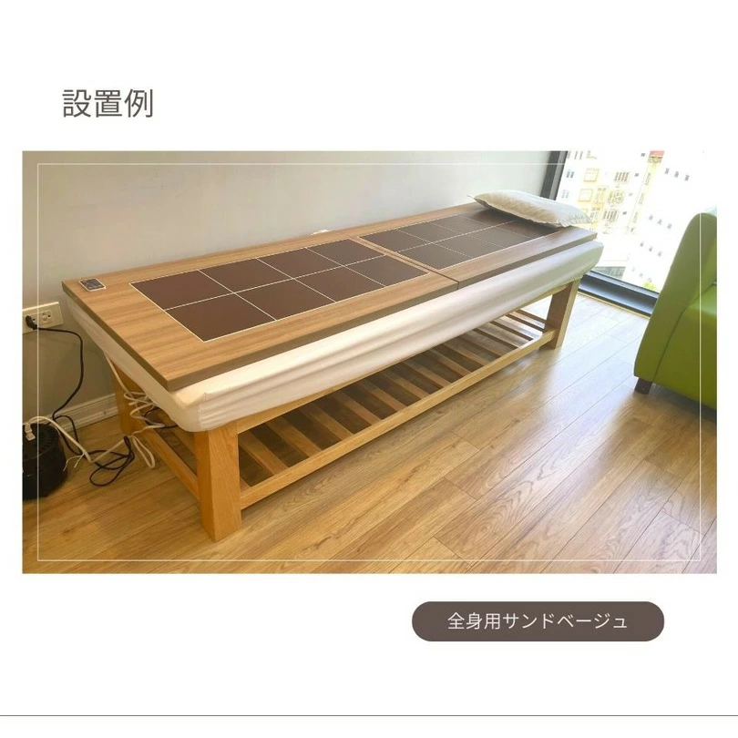 アップワン タイル陶板浴 全身サイズ 2枚組 サンド ベージュ 設置例1